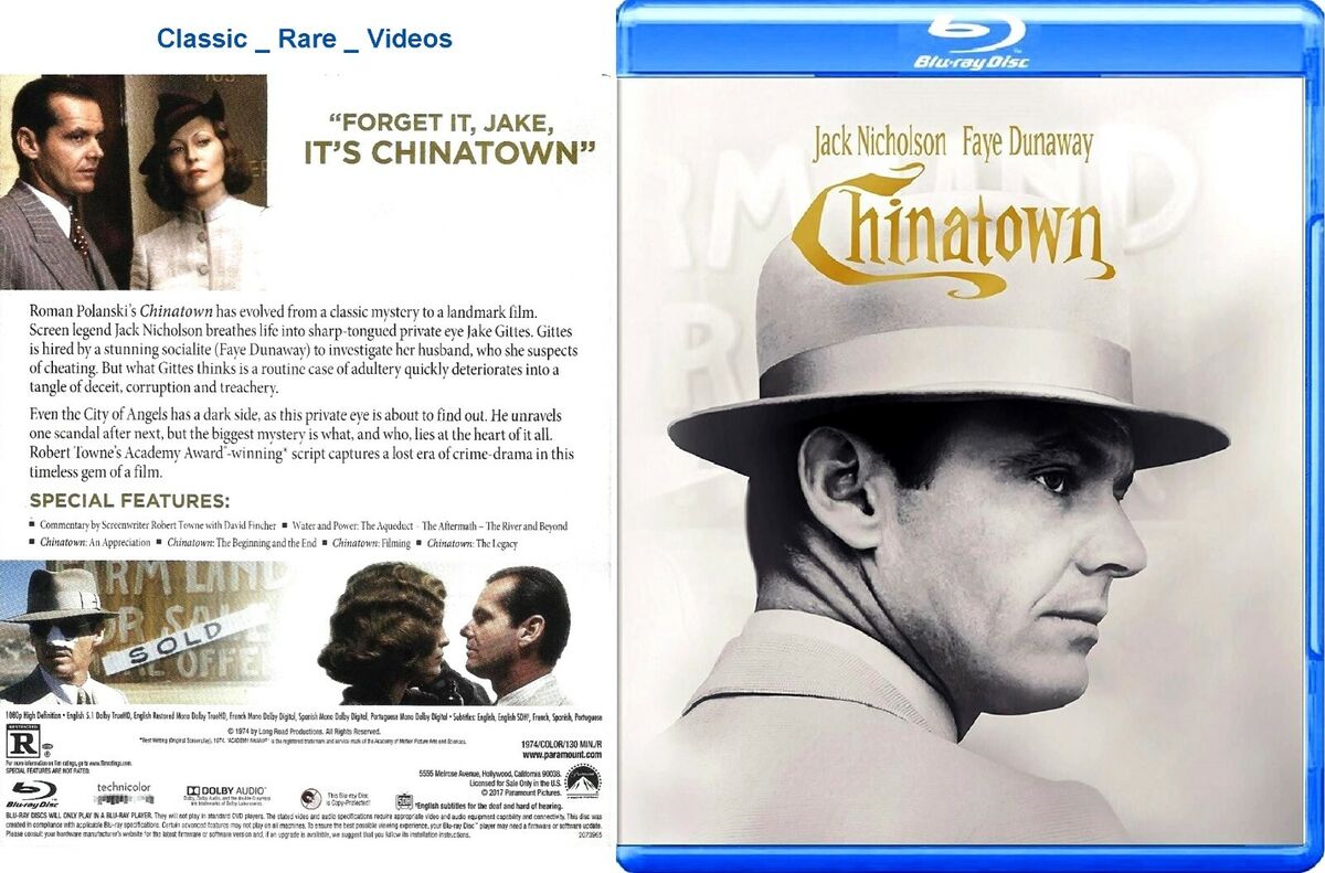Chinatown ~ Blu-ray ~ Jack Nicholson, Faye Dunaway (1974) Chinatown ~ Blu-ray ~ Jack Nicholson, Faye Dunaway (1974)