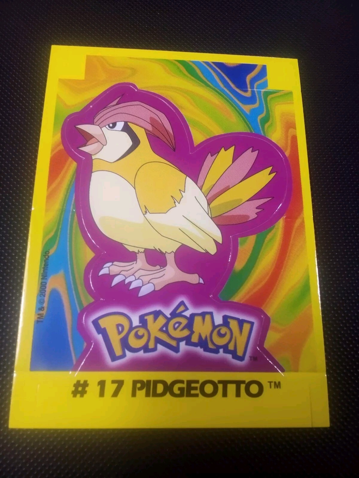 2000 Pokemon Navarrete Kanto Peru Buildable Card Pidgeotto #17 Vintage US Seller