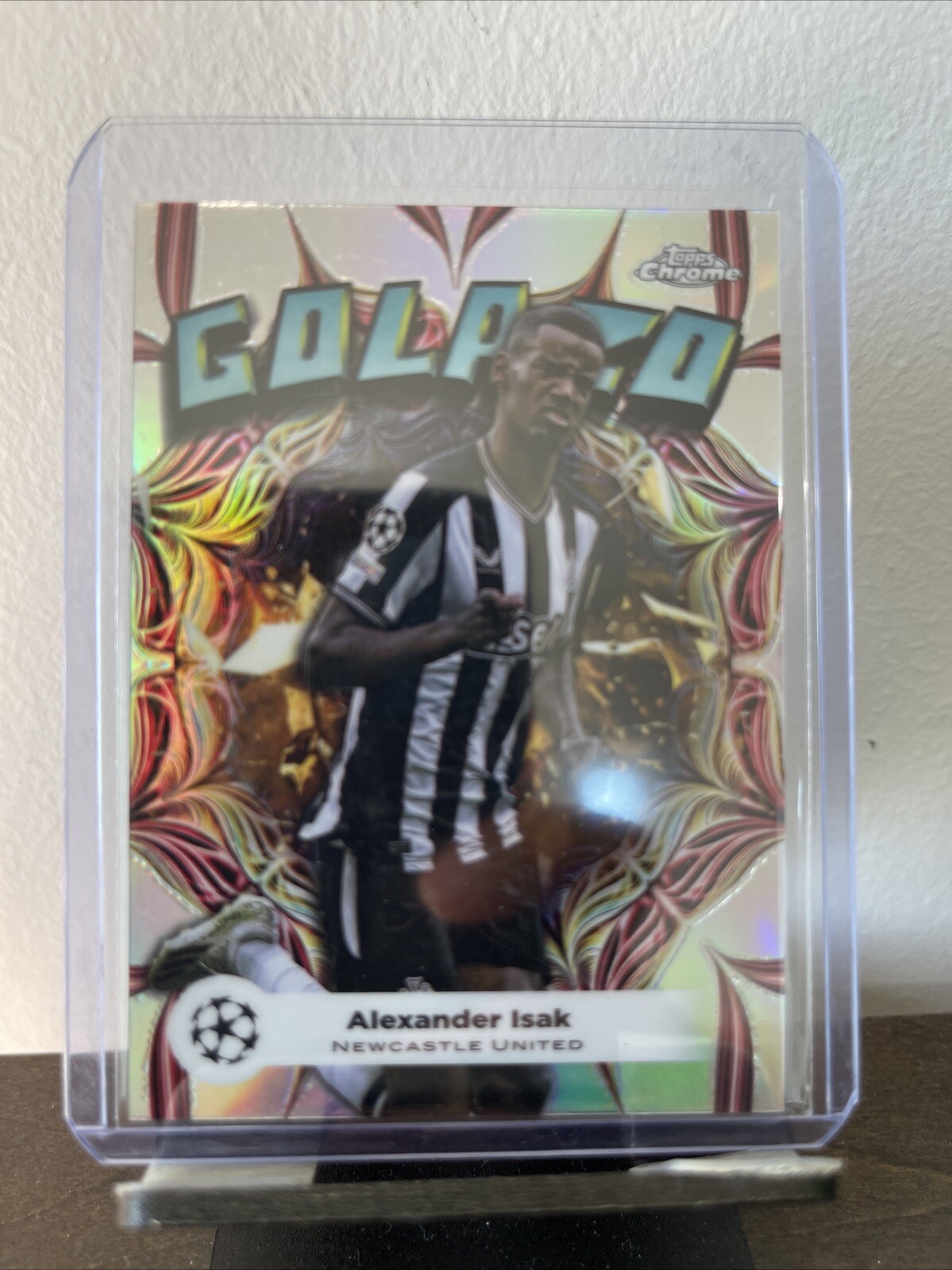 2023-24 Topps Chrome UEFA Alexander Isak Golazo Newcastle United #GL-3