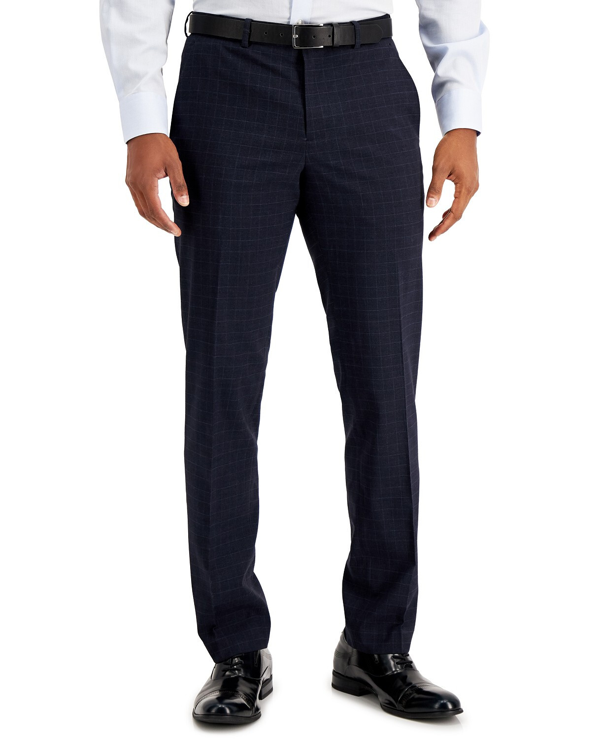 Мужские брюки Perry Ellis Portfolio Portfolio Slim Fit Performance Stretch темно-синий 32 11390₽