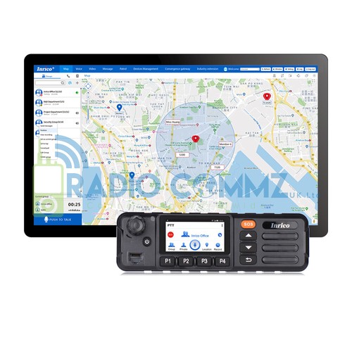Two Way Radio Licence Free 4G Walkie Talkie Inrico TM7 Plus POC Base