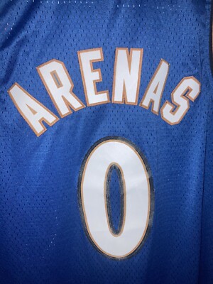 Gilbert Arenas Washington Wizards NBA Jersey Men L Adidas Sewn #0