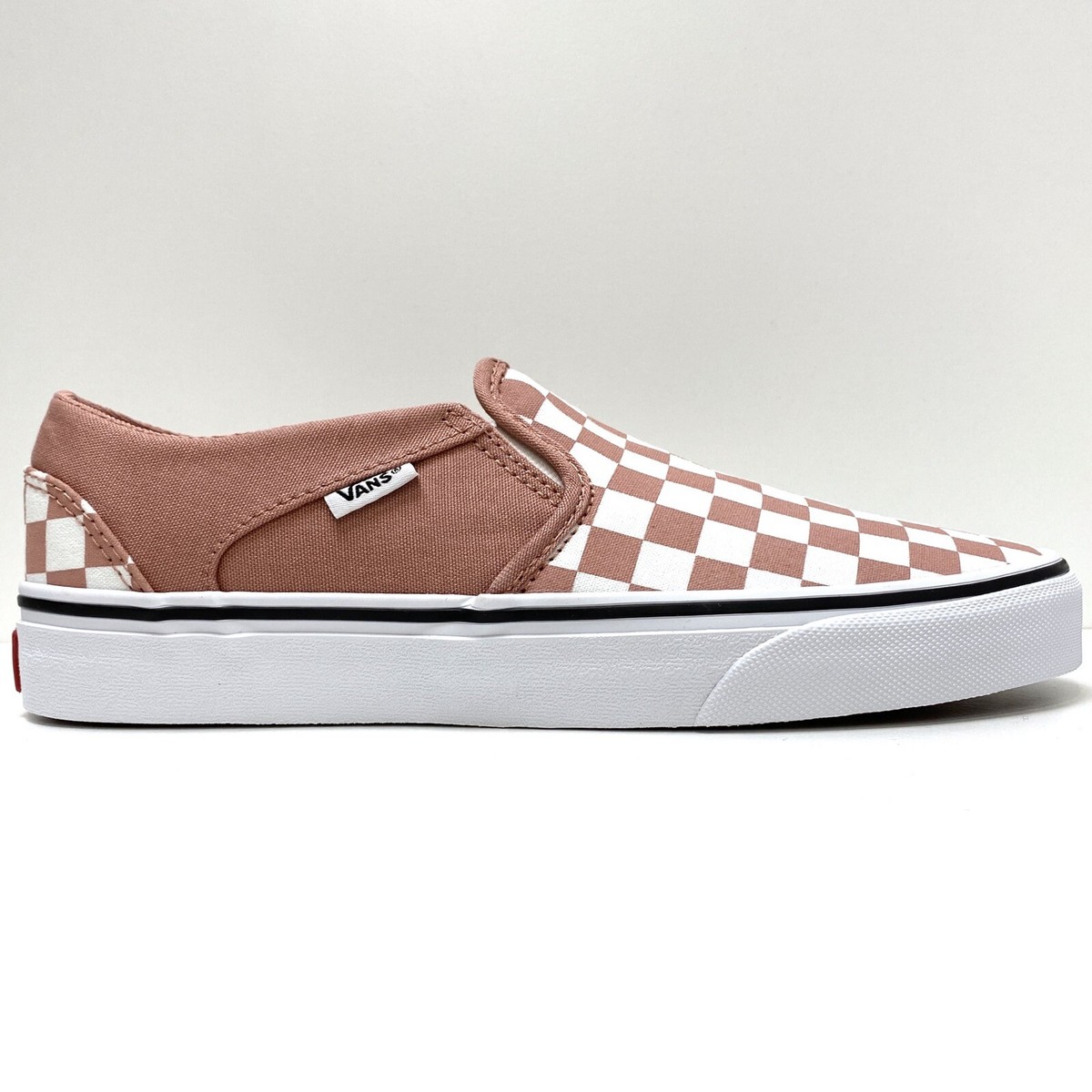 rose gold checkered vans