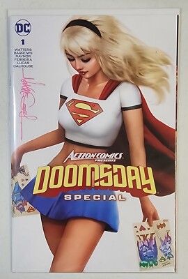 ACTION COMICS PRESENTS: DOOMSDAY SPECIAL #1 SIGNED NATHAN SZERDY in PINK - NM  