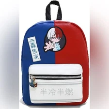 My Hero Academia Bioworld Shoto Todoroki mini backpack purse Fire & Ice