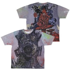 T-shirt Dorohedoro doppia faccia grafica completa COSPA grigia Giappone limitata nuova