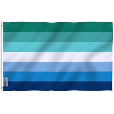 Anley Fly Breeze 3x5 Foot MLM Vincian Pride Flag - Men Loving Men Gay LGBT Flags