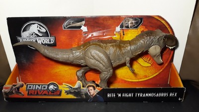 dino rivals bite and fight t rex