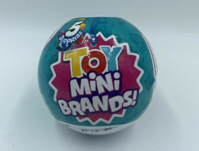 Zuru Lot de 5 boules dorées de collection Surprise Series 2 Mini Shopping Brands
