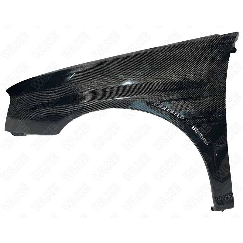 Guardabarros de fibra de carbono real alas de ventilación para Subaru Impreza WRX STI sedán 2004-2005 Foto 4 de 4