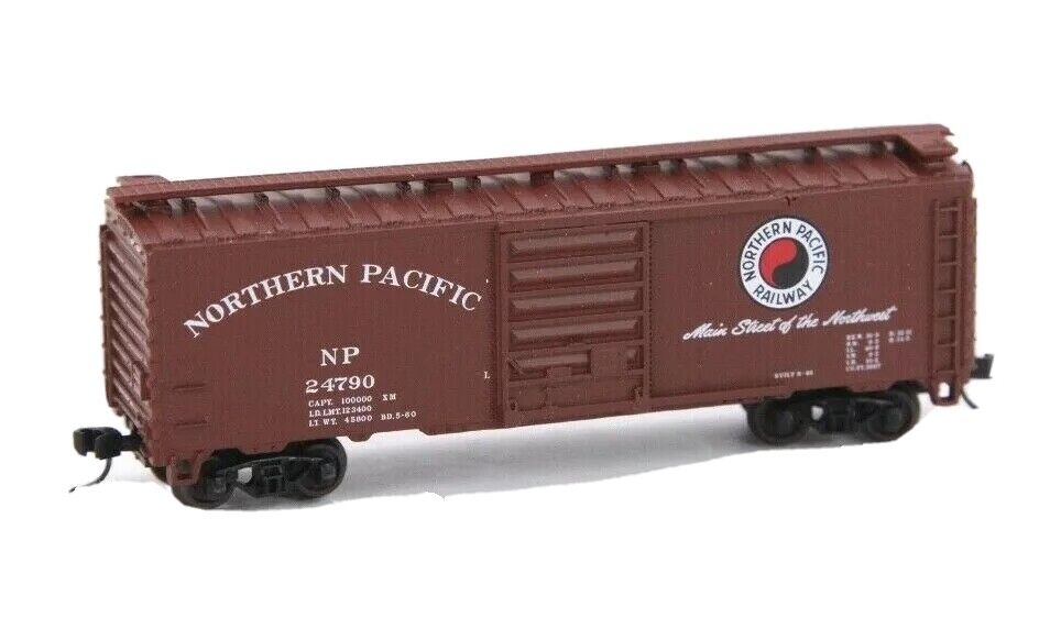 Northern Pacific NP 24790 Red Box Car Main Street of the Northwest N Scale