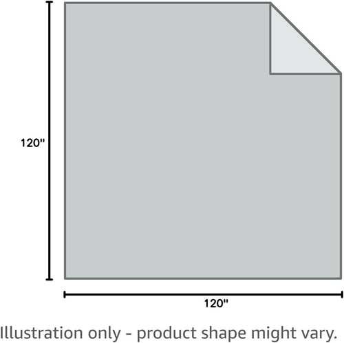 Oversized King Size 120x120 Inch Brown Stripe Microfiber Blanket - Cozy Warmth - Picture 10 of 10