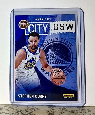Stephen Curry 2023-24 Panini NBA #27 MyCity Card Golden