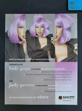 Lady GaGa Rising Star Magazine Clipping 2009