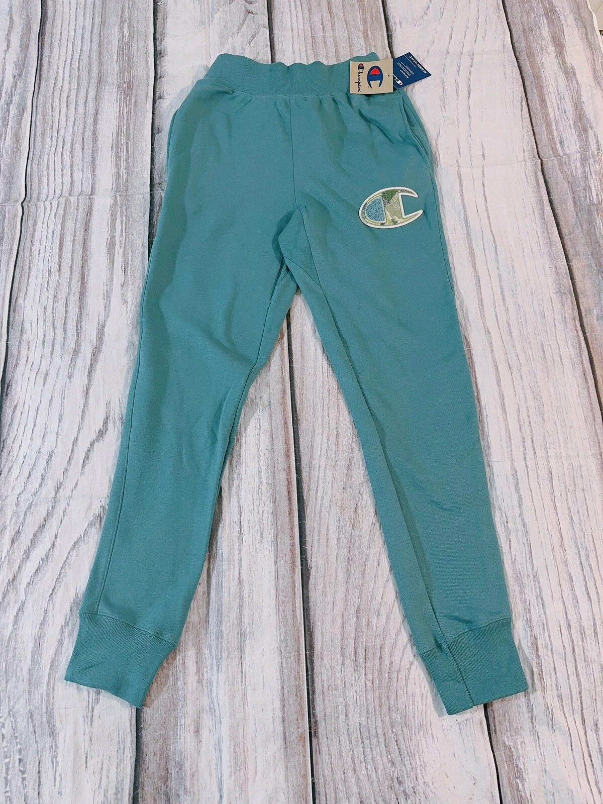 Champion Man SZ Medium Reverse Weave Jogger Green Nice Logo NWT (T)
