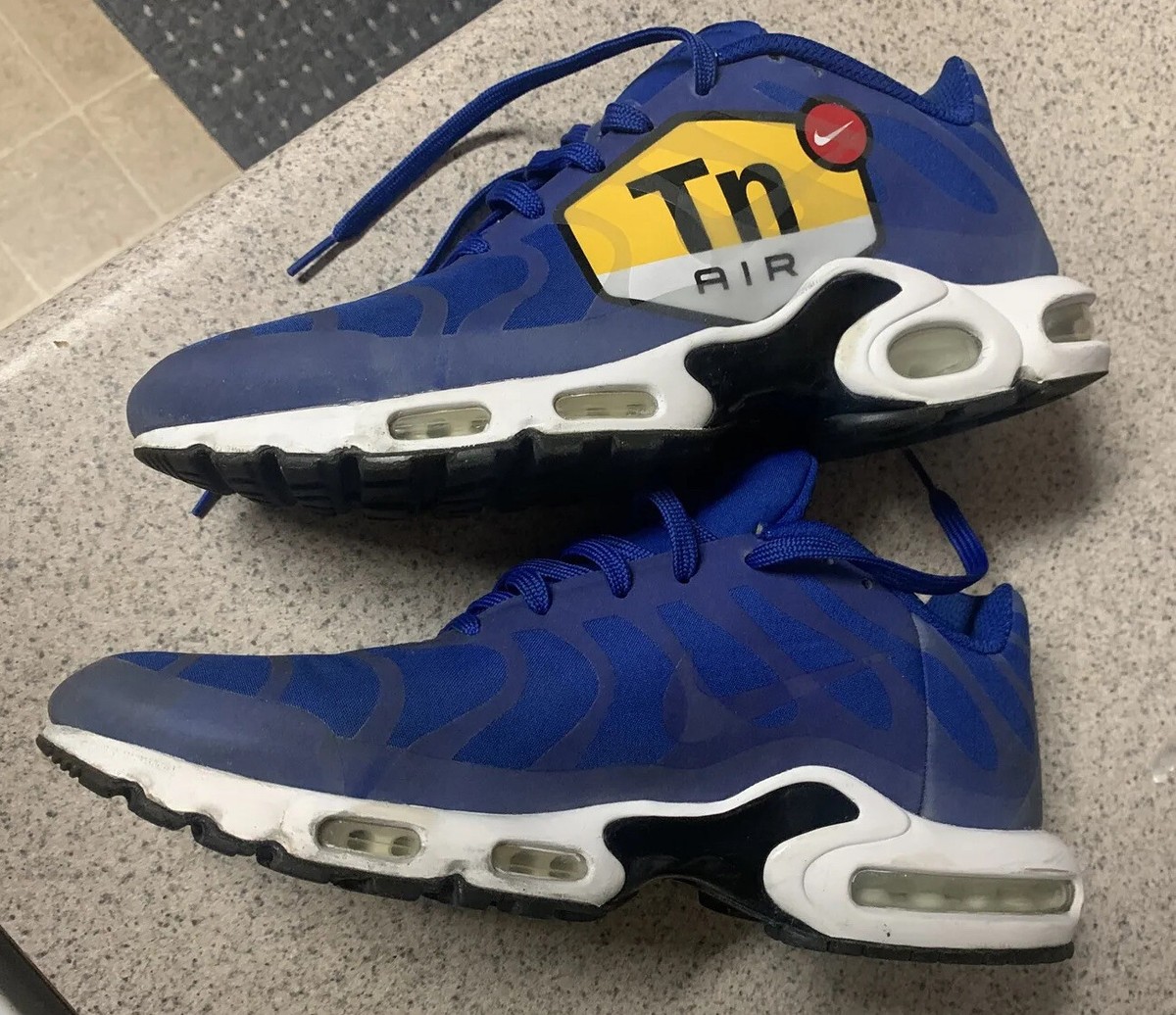 Nike Air Max Tn Mens Size 12 Shoes Blue Big Logo Athletic Sneaker