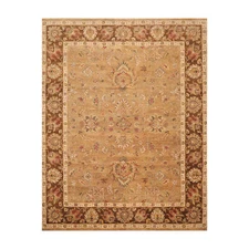 8'x10'1" Hand Knotted Wool Peshawar Traditional 150 KPSI Oriental Area Rug Camel