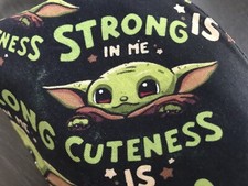 THE CHILD BABY YODA HANDMADE 3 LAYERS COTTON/LYCRA/POLYESTER MASK-WASHABLE ADUL
