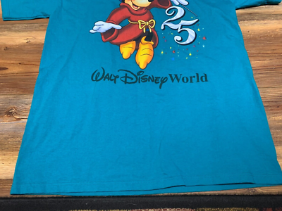 VTG 1996 Walt Disney World 25th Anniversary USA made Mickey Mouse