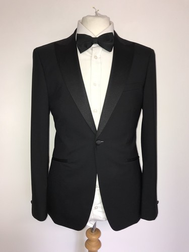 KIN By JOHN LEWIS - Slim Fit WOLLE Dinner SUIT - 40 Reg - W34 L33 - WUNDERSCHÖNER SMOKING