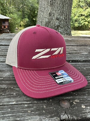 Richardson 112 Z71 OBS Chevy 88-98 K1500 Hat Maroon-khaki