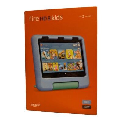 Fire HD 8 Kids Tablet, 8-Zoll-HD-Display, für Kinder von 3 bis 7 Jahren, 32 GB