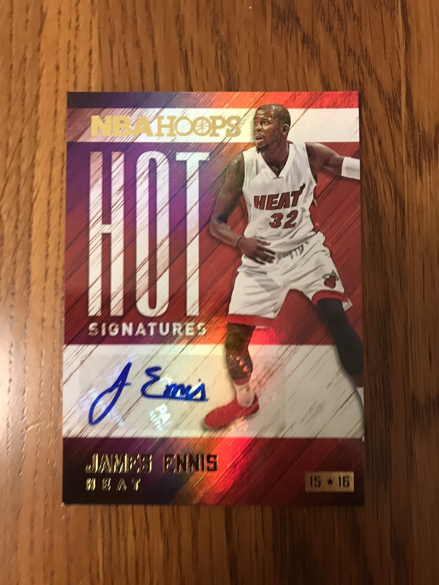 Rockets James Ennis Nba 2015-16 Panini Hoops James Ennis Autograph