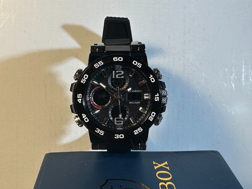 Brand New men's multi functional Twelve digit watch. Gift box.