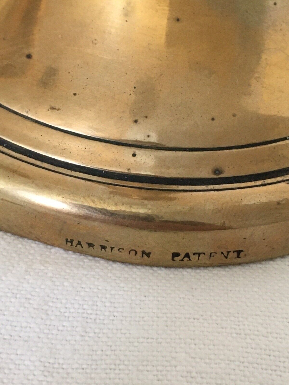 Antique 19th Century HARRISON PATENT Pair Solid Brass Telescopic Candlesticks Oferty wysokiej jakości