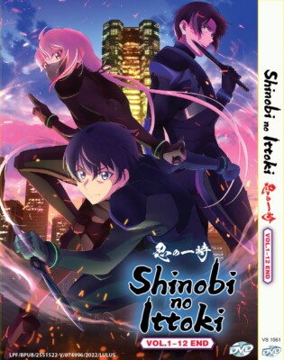 DVD ANIME SHINOBI NO ITTOKI VOL.1-12 END ENGLISH DUBBED REGION ALL + FREE DVD