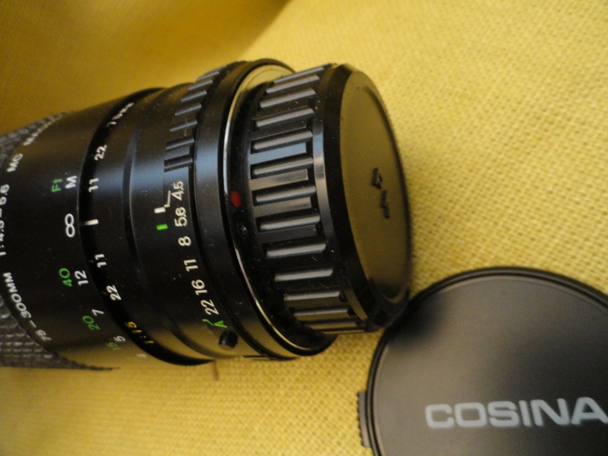 COSINA レンズ　75-300MM Super Cosina 75-300mm MC Macro Zoom Lens Yashica/Contax Mount 4.5
