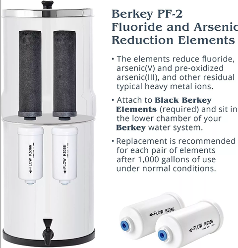 Berkey PF-2 Fluoride Water Filters – Authentic Replacement for Berkey Systems - Picture 6 of 6