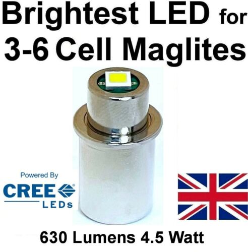MAGLITE LED UPGRADE Conversion Cree 4.5W Bulb 3D 6D Torch Flashlight UpLED 5060451510010 | eBay