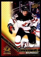 2022-23 UPPER DECK PROSPECTUS MOMENTOUS GOLD XAVIER BOURGAULT 123/149 TEAM