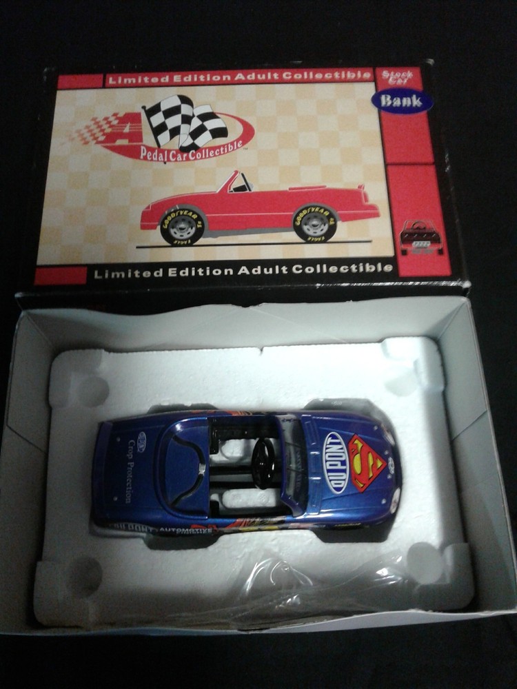 Action Collectibles Jeff Gordon #24 Superman Dupont Pedal Car Bank W/ COA