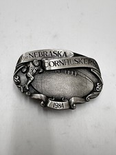 1985 Nebraska Corn Huskers Belt Buckle Vintage Collectible 2119 Of 10000
