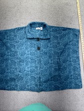 Le Moda Poncho Paisley Teal