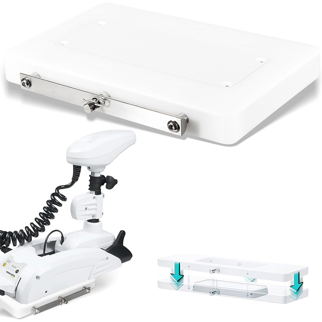 For Minn Kota 1854054 RTA-54 Quick Release Bracket Riptide Terrova Ulterra Ultra
