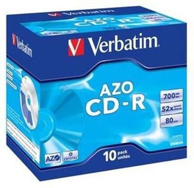 30 Verbatim Rohlinge CD-R Crystal Surface 80Min 700MB 52x Jewelcase