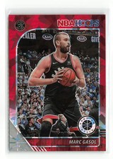 MARC GASOL #178 2019-20 PANINI HOOPS PREMIUM STOCK RAPTORS RED ICE