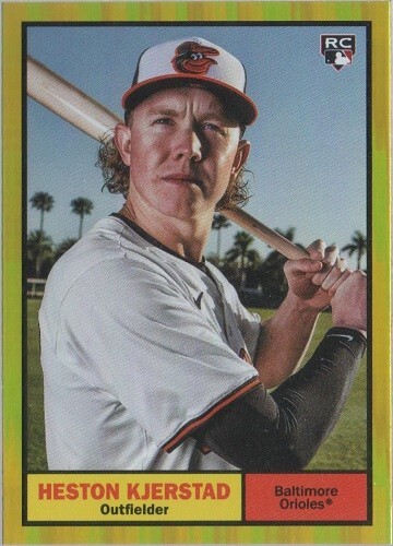 2024 Topps Archives "YELLOW Foil" Heston Kjerstad RC #11