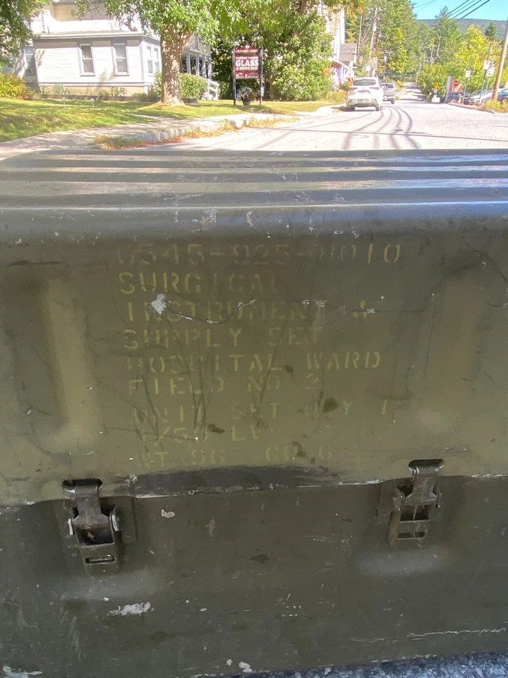 31x18x18 ALUMINUM Military Medical Supply Box Case Storage Survival Medchest - Image 4 of 4