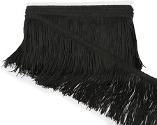 Chainette Fringe Trim 5 Yard x 4 Inches Fabric Trims Tassel Sewing for DIY Decor