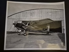 Pair Of Cessna 180 8x10 Black And White Photos In The Prototype Paint Scheme...