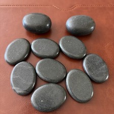 Maxdee Massage Stones 8 Flat Oval 2 Oval Hot Rocks Professional Home Spa Relax