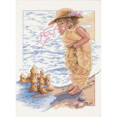 Dimensions Sandcastle Dreams Counted Cross 13730 (NO TREAD/FABRIC)