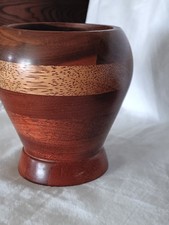 Hand Turned Multi Wood Cup/ Bowl/vase 4x5