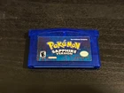 New ListingPokemon Sapphire Version Authentic Nintendo Game Boy Advance Dry Battery Tested
