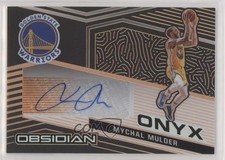 2020-21 Panini Obsidian Onyx Electric Etch Orange 39/50 Mychal Mulder Auto 5w7