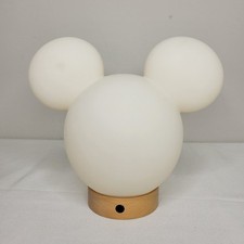 Disney Parks Mickey Mouse Icon Lamp Tabletop Light Excellent Condition